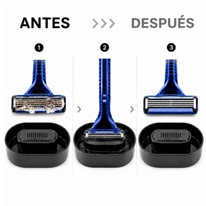 Shave Clean™ – Limpiador y Enjuagador para Afeitadoras